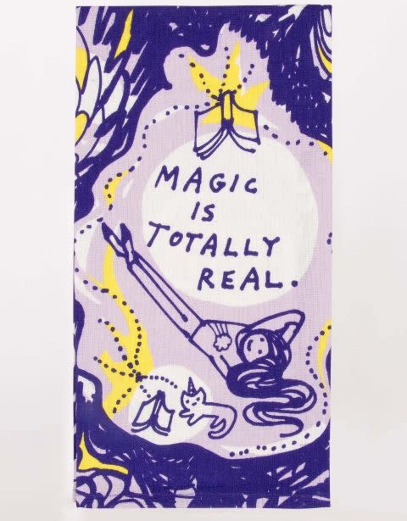 Magic is Totally Real Dish Towel