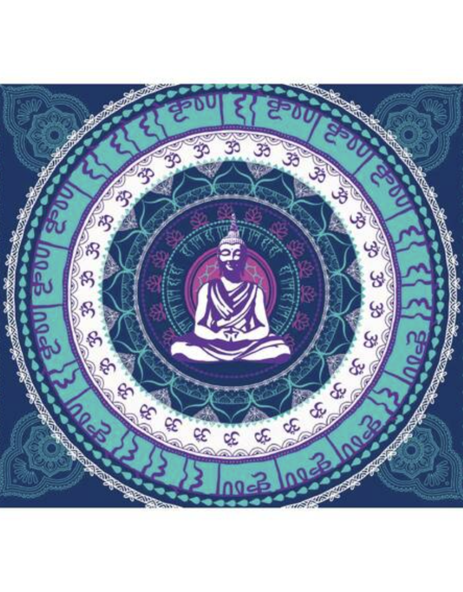 Buddha Mandala Single Tapestry - 60" x 90"