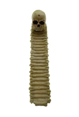 11" Skull w/ Skeleton Incense Burner