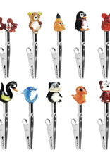 3" Glass Animal Clips - Assorted