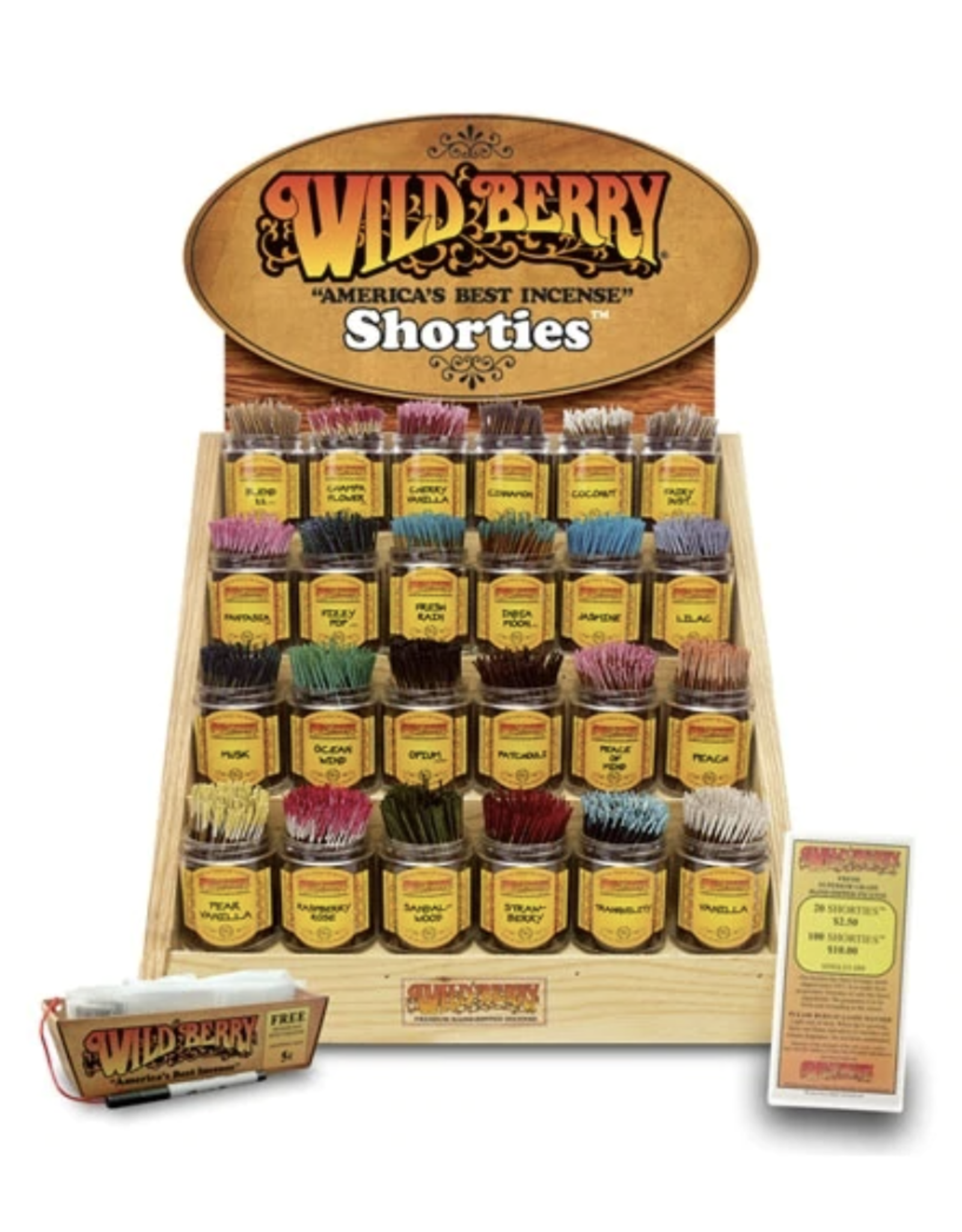 Wild Berry Incense Shorties - Assorted Pack