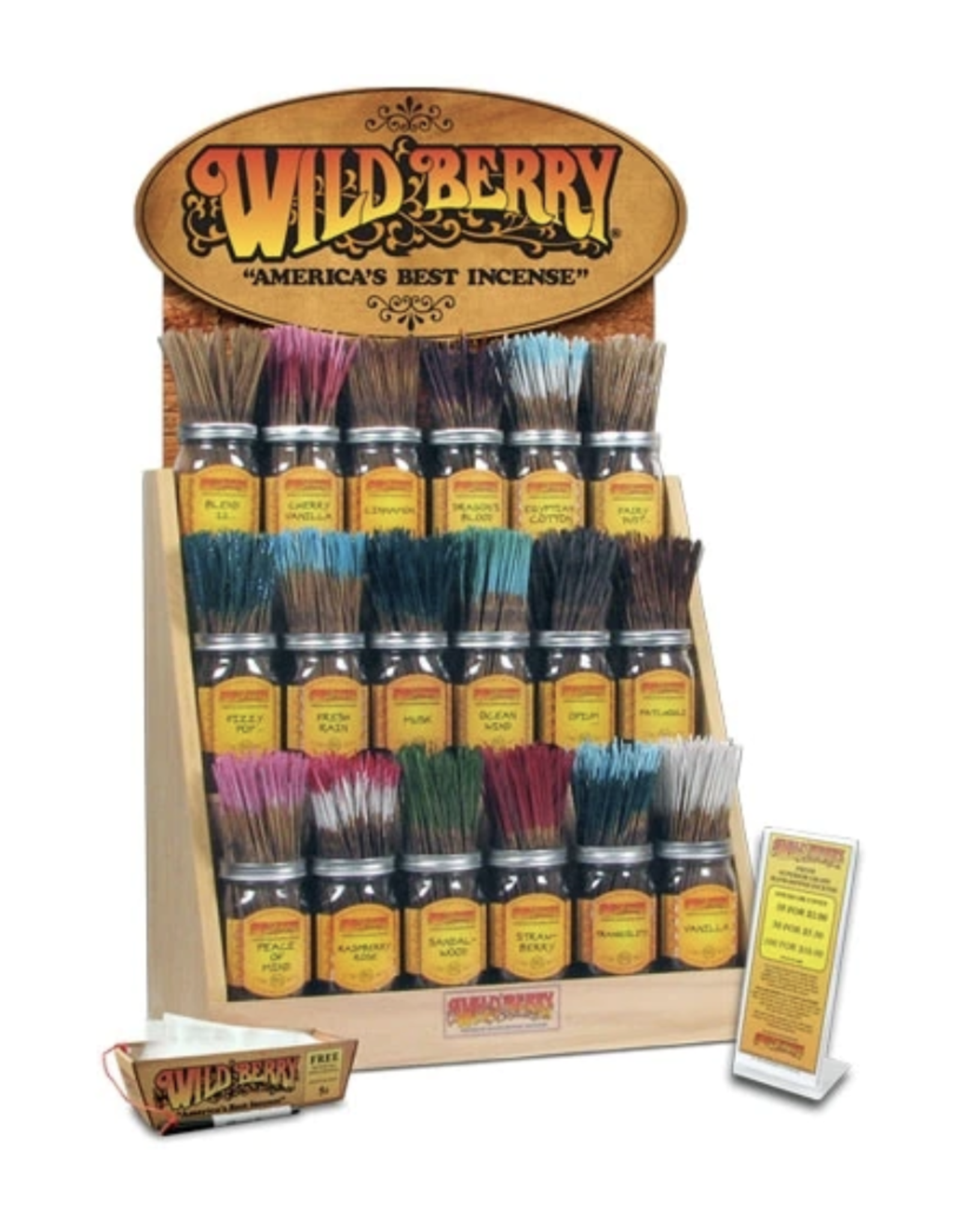 Wild Berry Regular Incense - Assorted Pack