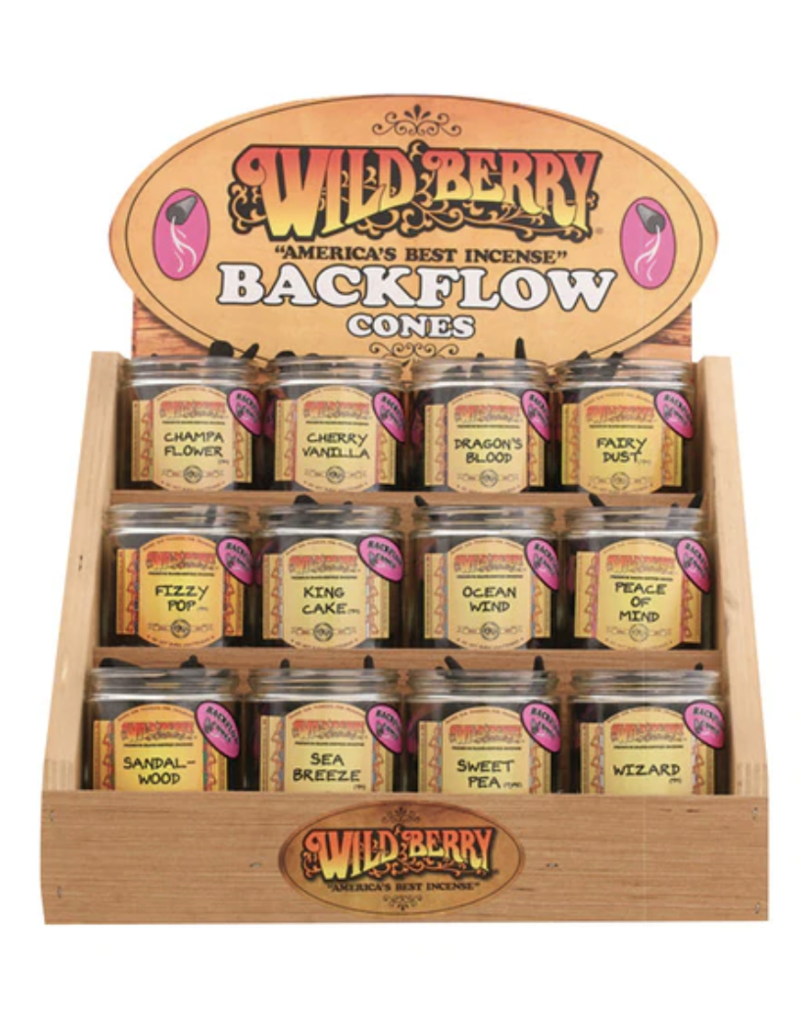 Wild Berry Backflow Cones - Assorted Pack