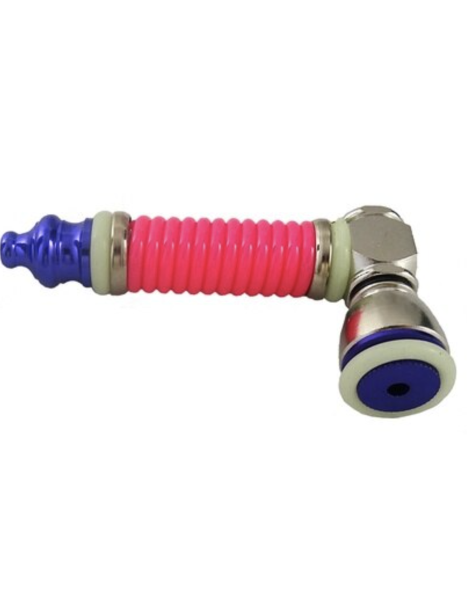 Coilerz 3" Metal Pipe w/ Anodized Coil & Glow-in-the-Dark O-Rings by BIG Pipe
