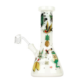 Red Eye Glass 8.5" Tattoo Concentrate Beaker by Red Eye Glass