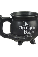 Premium Roast & Toast Mug w/ Pipe - Witches Brew Cauldron