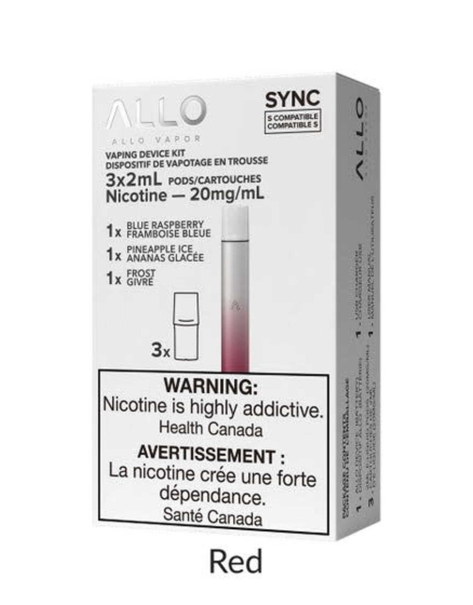 Allo Allo Sync Starter Kit (3 x 20mg Pods Included)