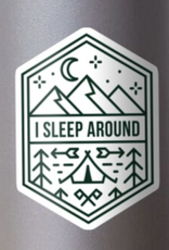 I Sleep Around Sticker