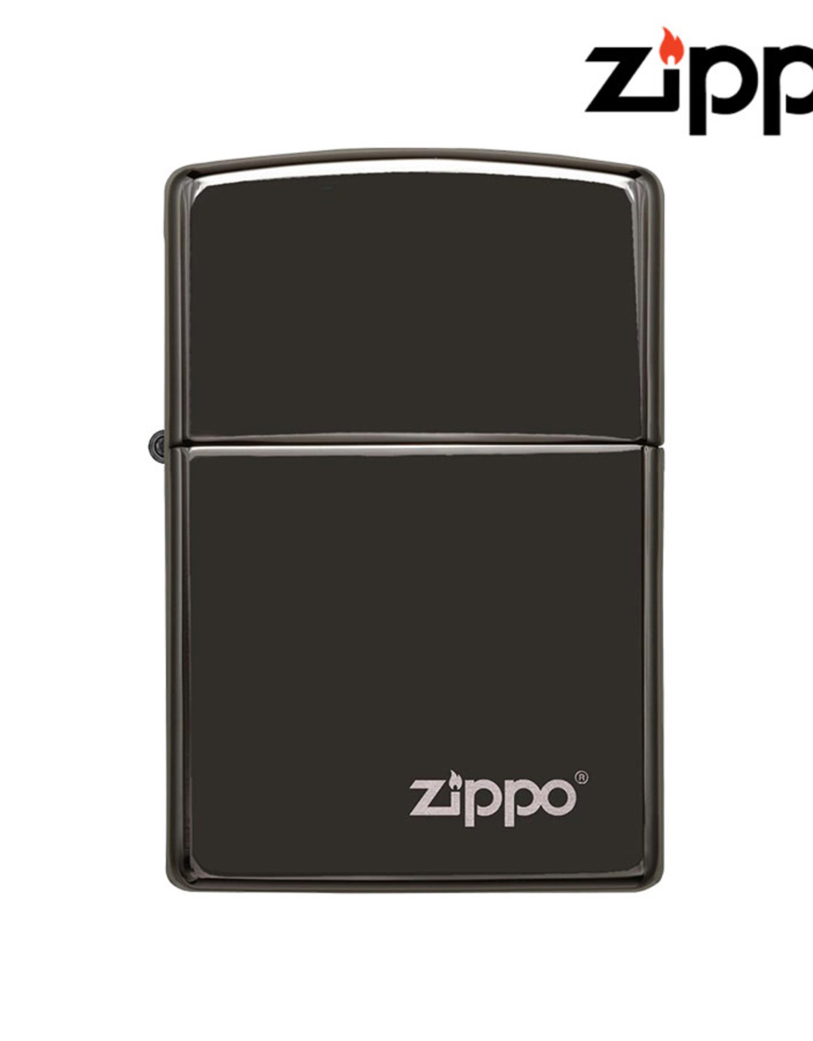 Zippo Ebony Zippo w/Zippo Logo