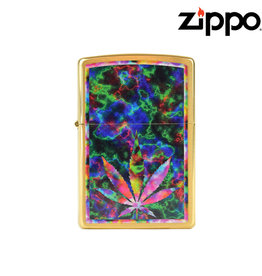 Zippo Colourful Leaf Design Zippo