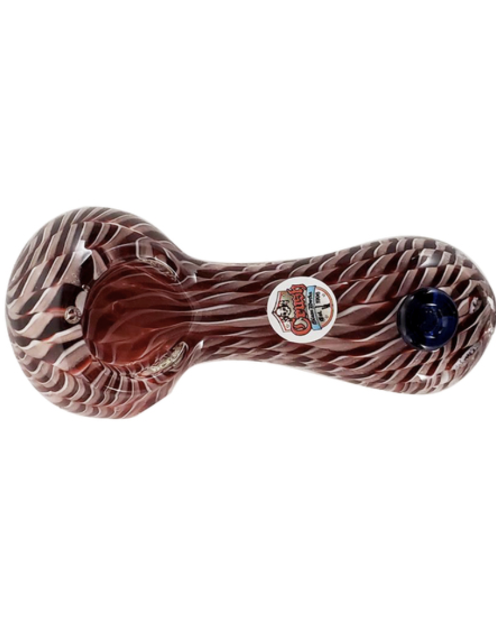 The Crush 3.75" Thick Latty Spoon with Flat Mouthpiece & Button