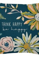 Square Pillow - Think Happy