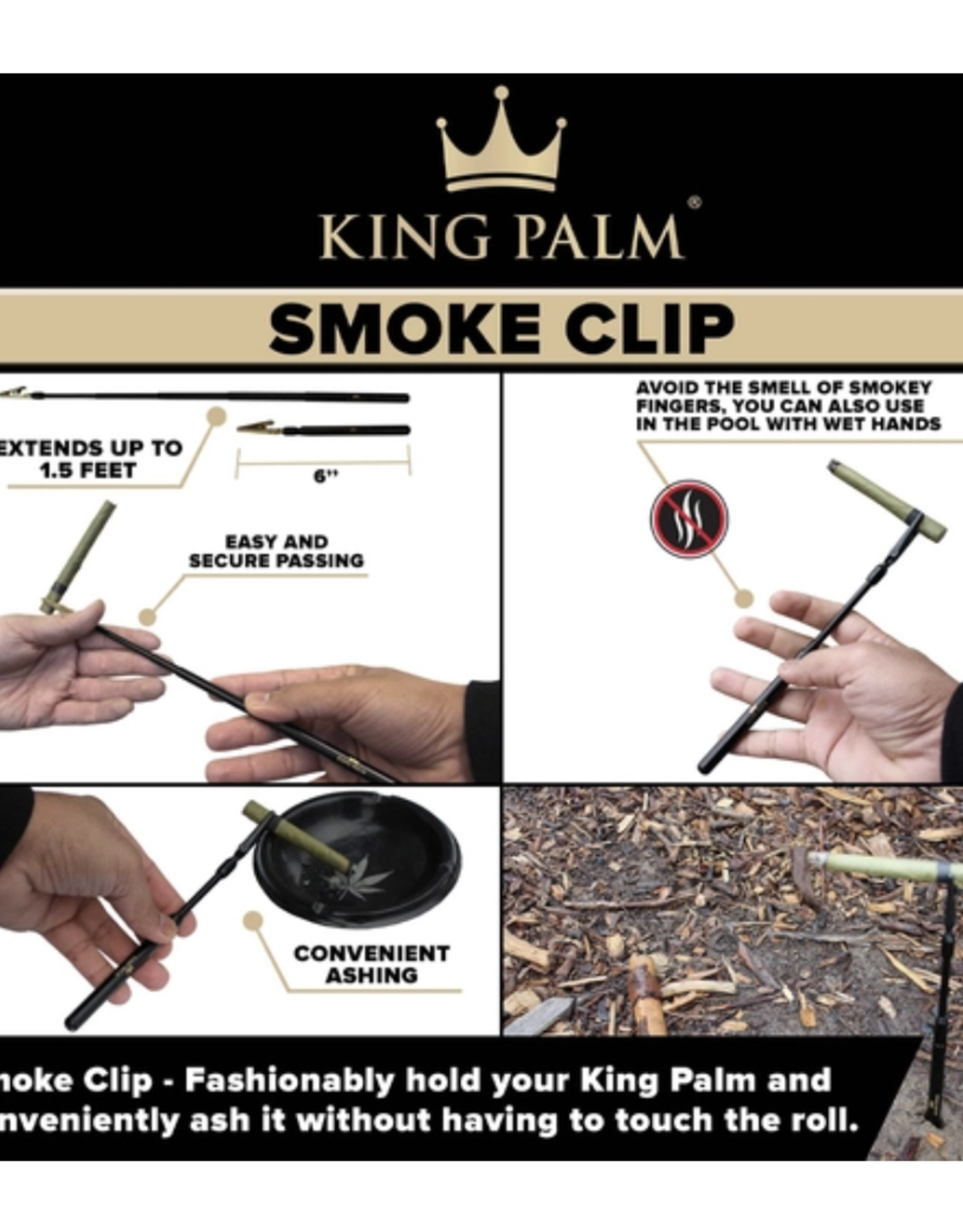 King Palm King Palm Clip - Gold