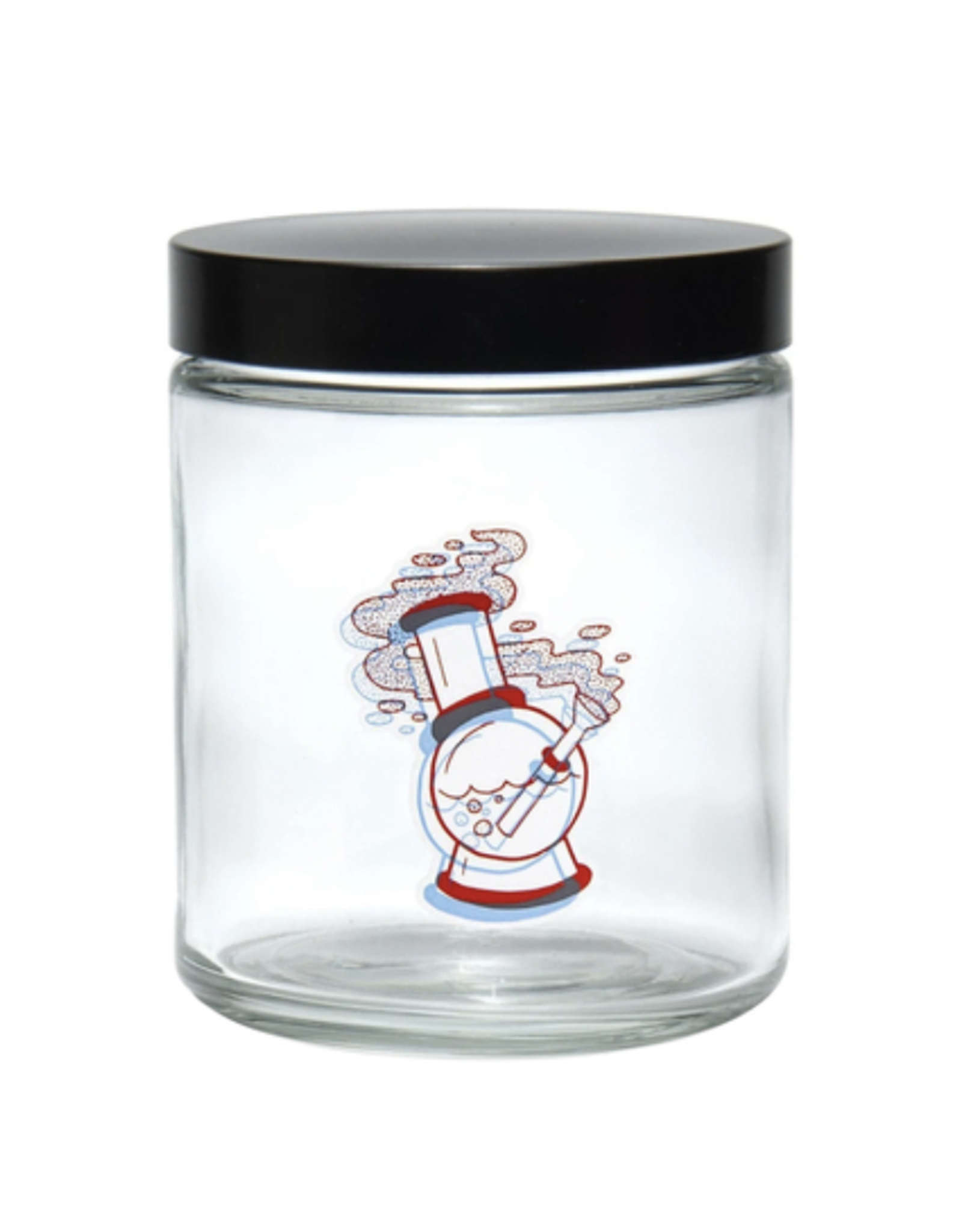 420 Science Large Screw Top Jar - 3D Water Pipe