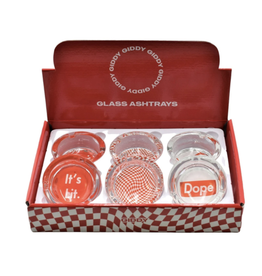 Supreme 3.3" x 1.4" Glass Ashtray by Giddy