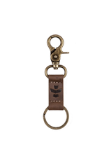 Revelry Supply Leather Keychain with Clip