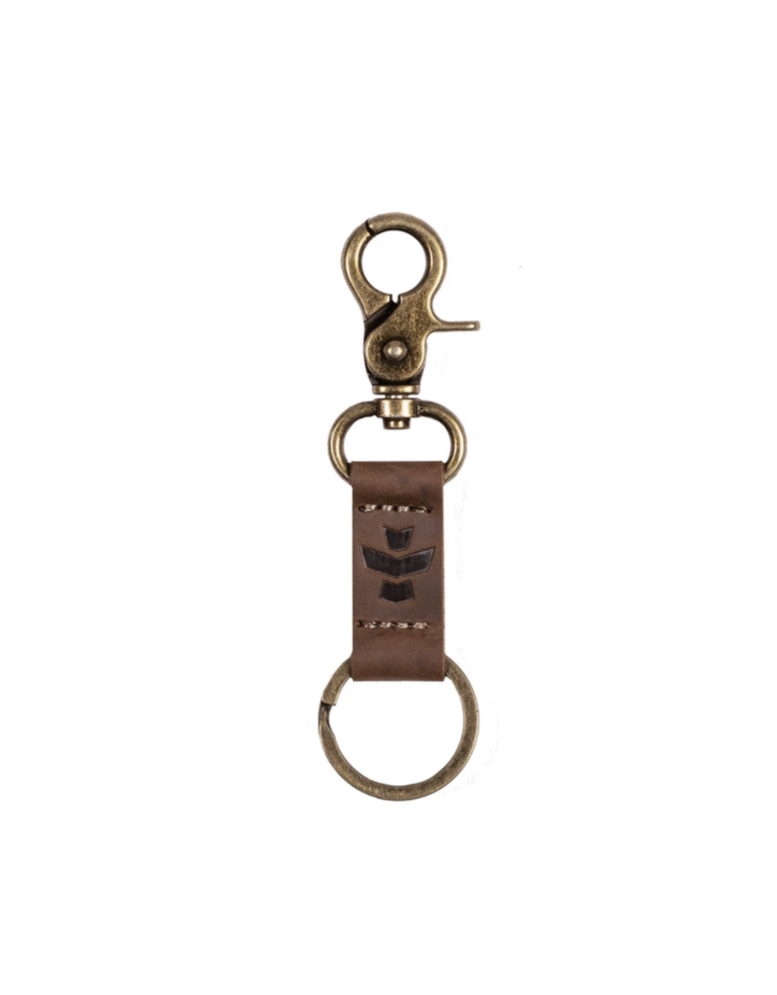 Revelry Supply Leather Keychain with Clip