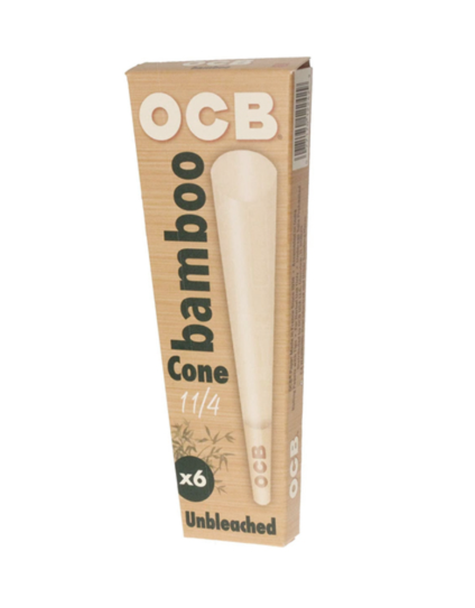 OCB OCB Bamboo Prerolled Cone 1.25 - 6 Cones per pack