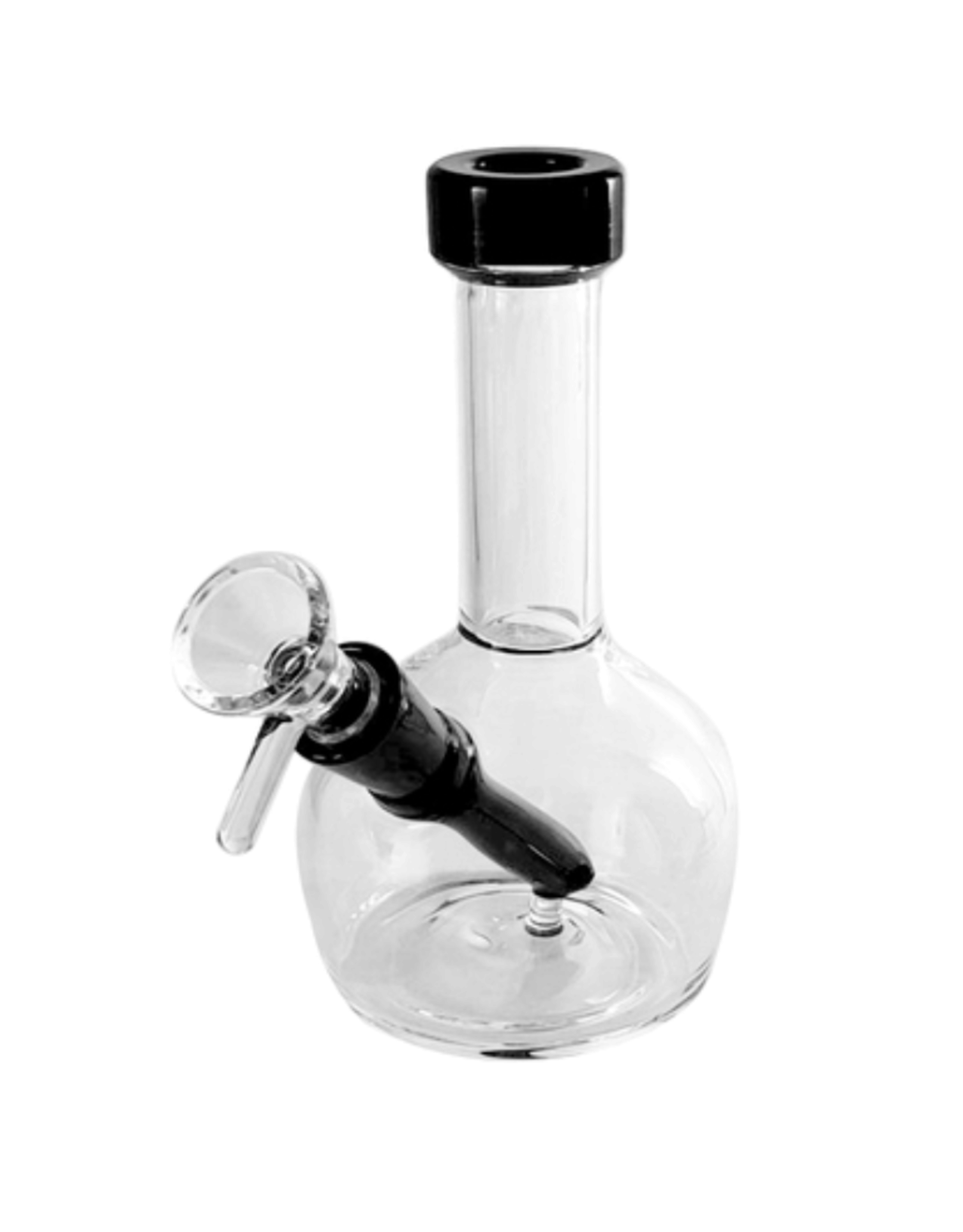 6" Bubble Base Bong w/ Fixed Downstem