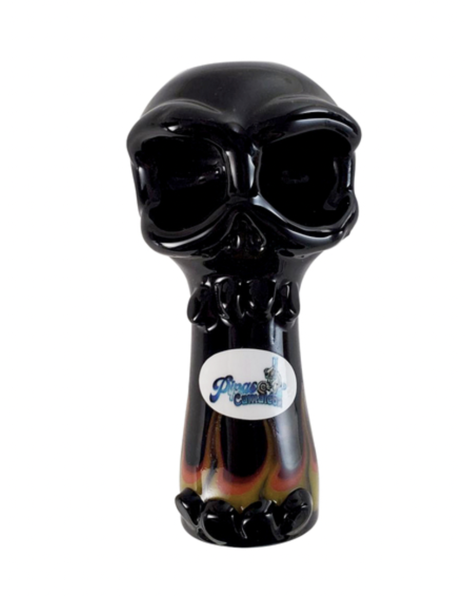 Pipas Camaleon Craneo En Llamas (Skull on Fire) Pipe by Pipas Camaleon