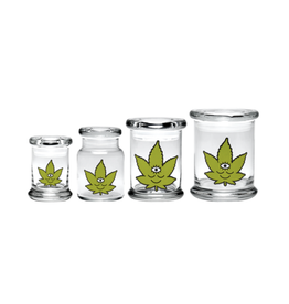 420 Science Pop Top Jar - Toke Face