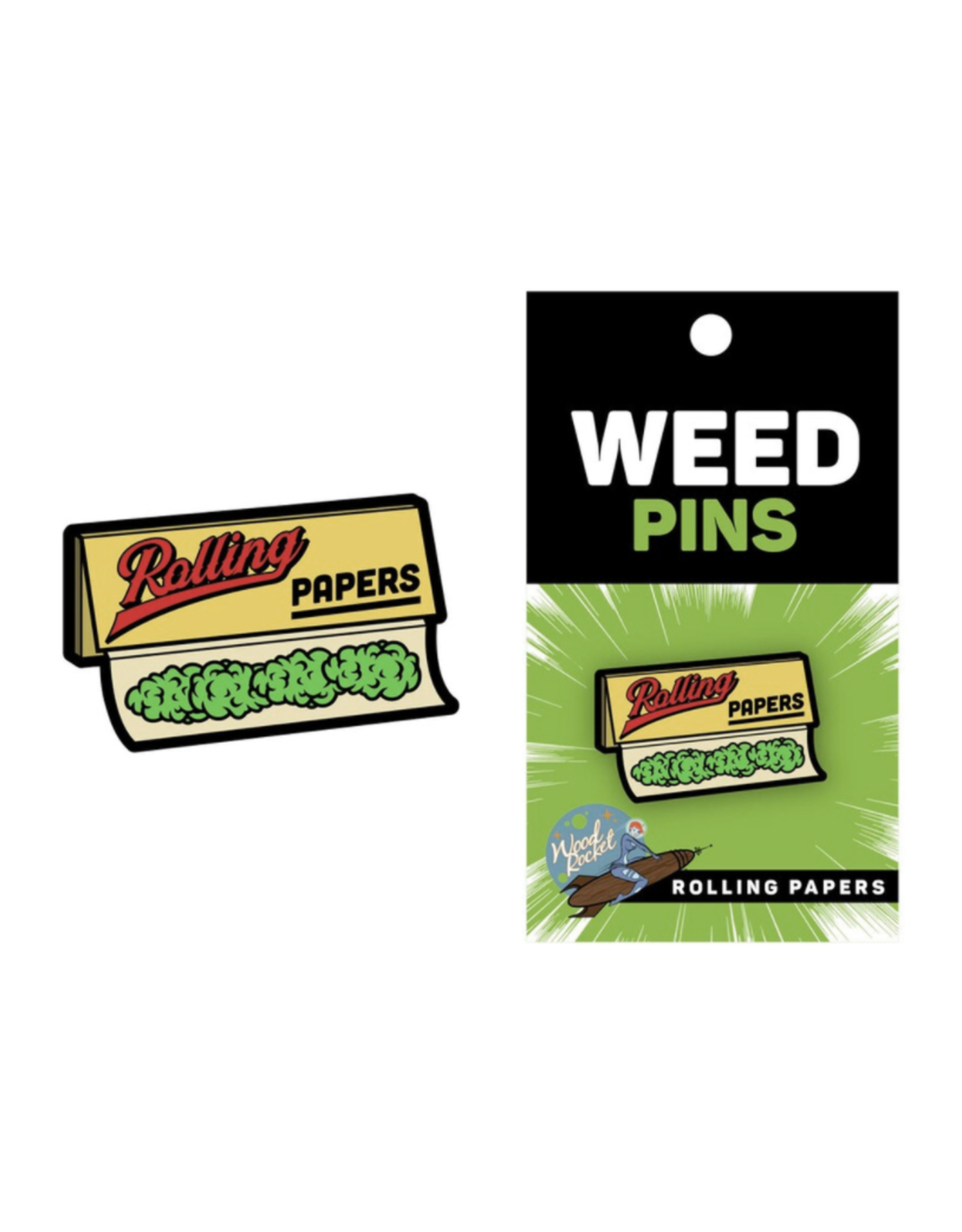 Rolling Paper - WoodRocket Weed Pins
