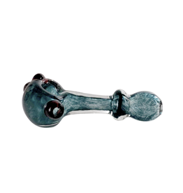 Heavy Frit Pipe w/ Maria & Coloured Dots by Shine Glassworks