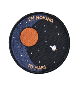 I'm Moving To Mars Embroidered Patch by Retrograde Supply Co
