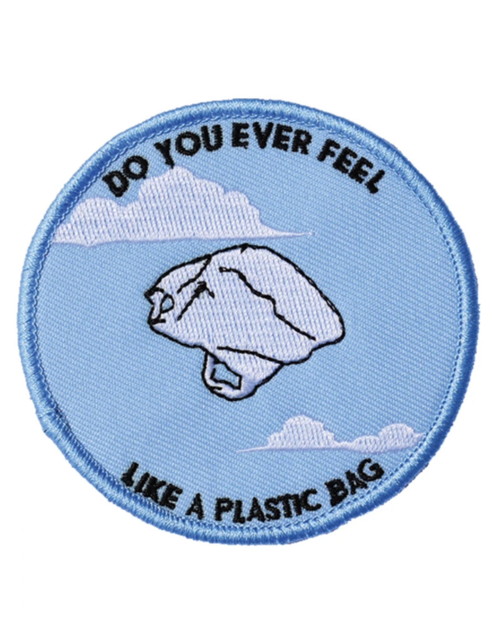 Plastic Bag Embroidered Patch by Retrograde Supply Co