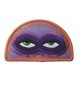 Crushing Psychological Weight Embroidered Patch by Retrograde Supply Co