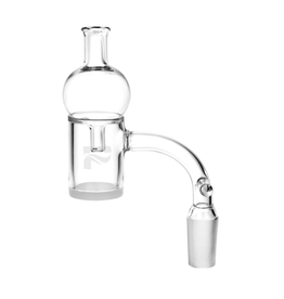 Pulsar 14mm Male 25mm Axial Opal Bottom Quartz Banger w/ Bubble Cap by Pulsar