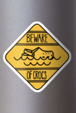 Beware of Crocs Sticker