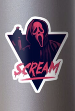 Scream Movie 80s Design Sticker