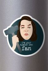 Number 1 Fan Sticker
