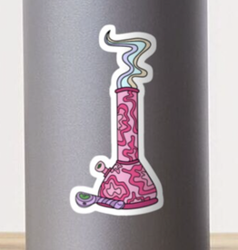 Pink Bong Sticker