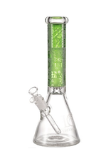 ACM Glass 14" 9mm Green Sandblast Beaker by Legendary