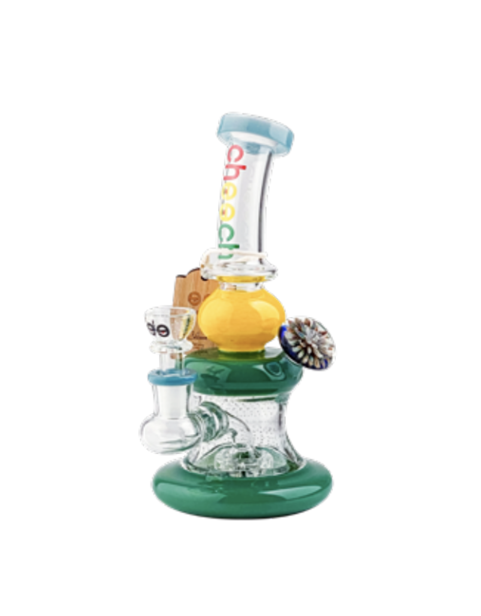 Cheech 8" Green Showerhead Rig by Cheech