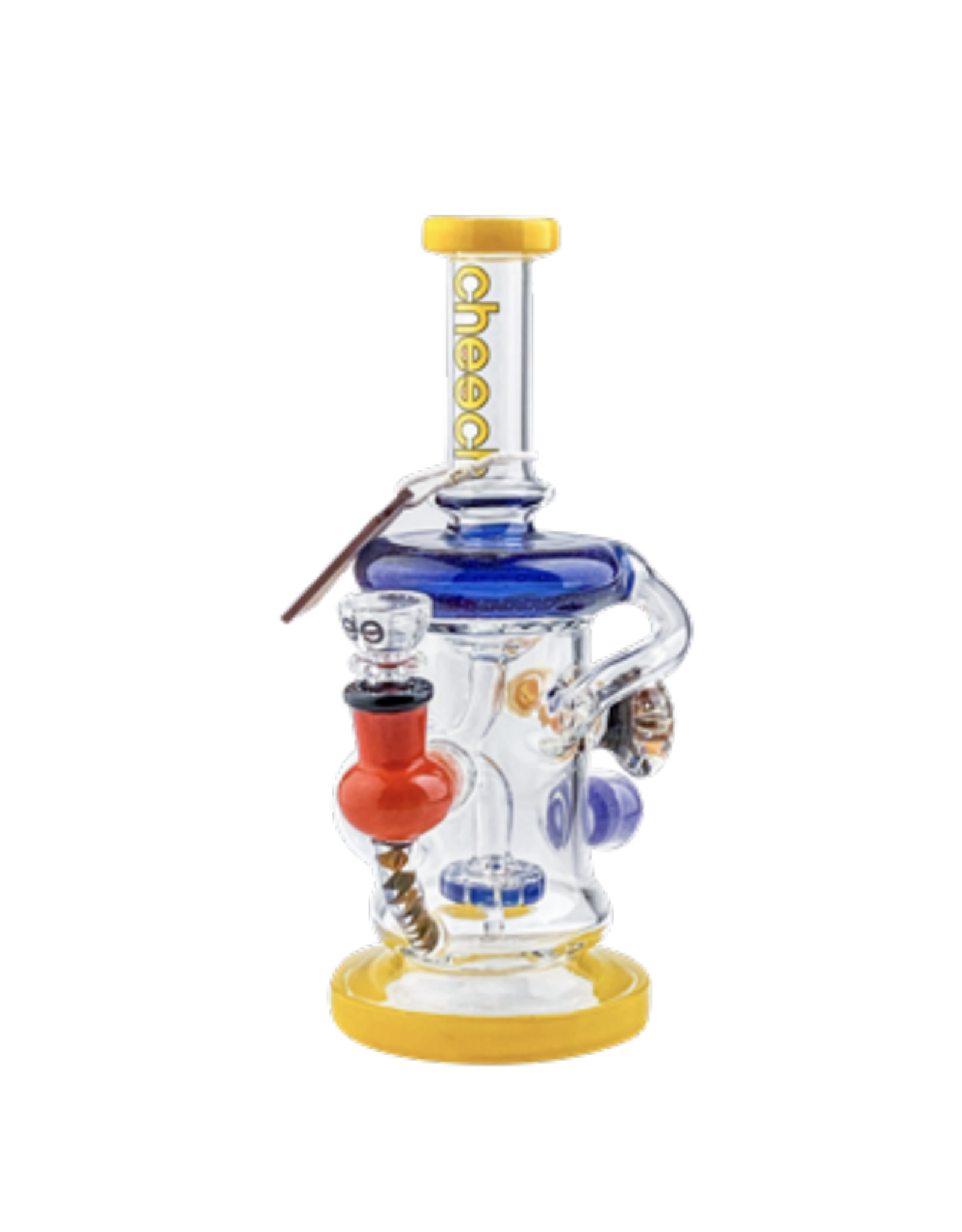 Cheech 10" Yellow & Blue Recycler by Cheech