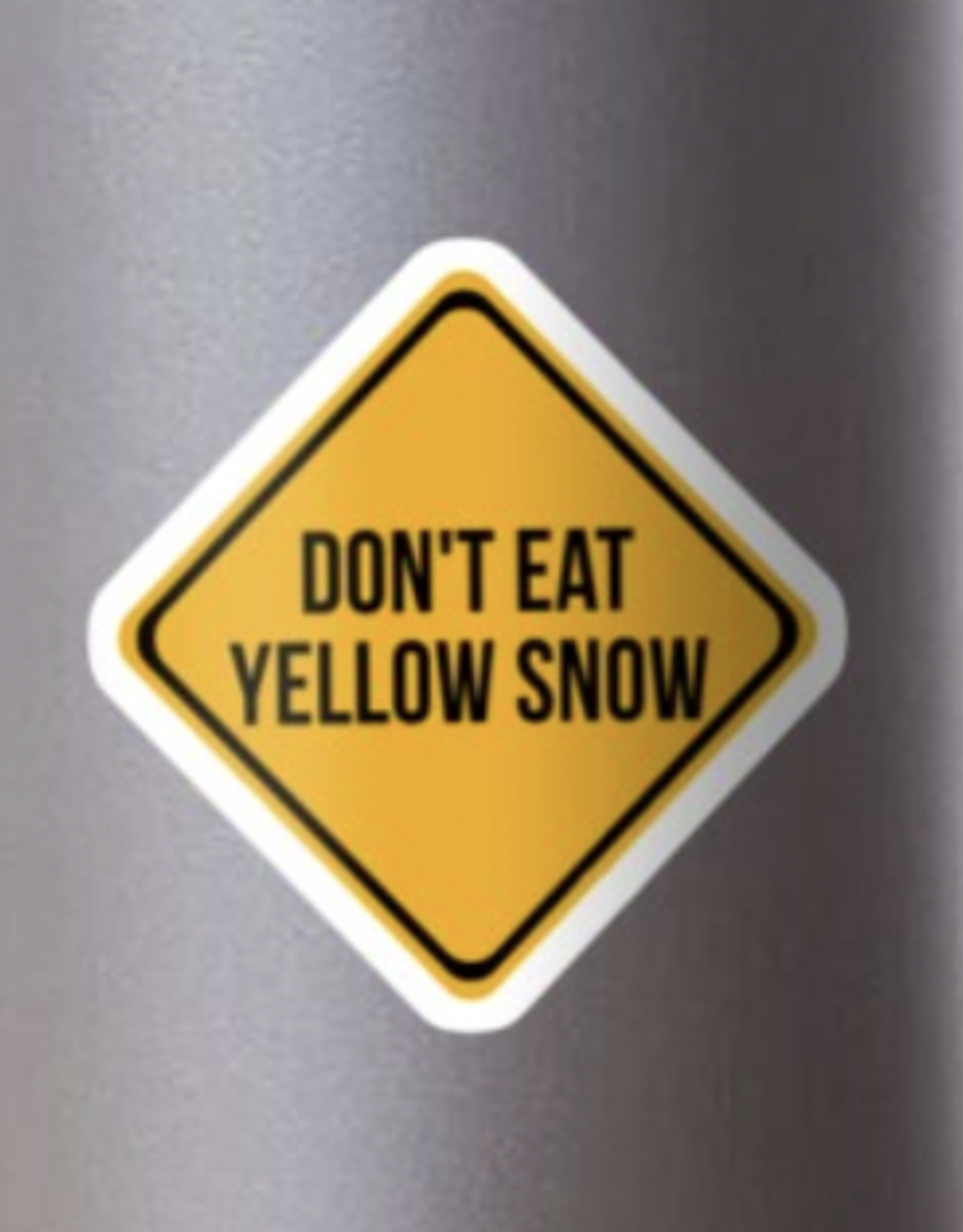 Yellow Snow Sticker