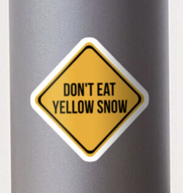 Yellow Snow Sticker
