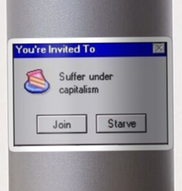 Suffer Under Capitalism Sticker