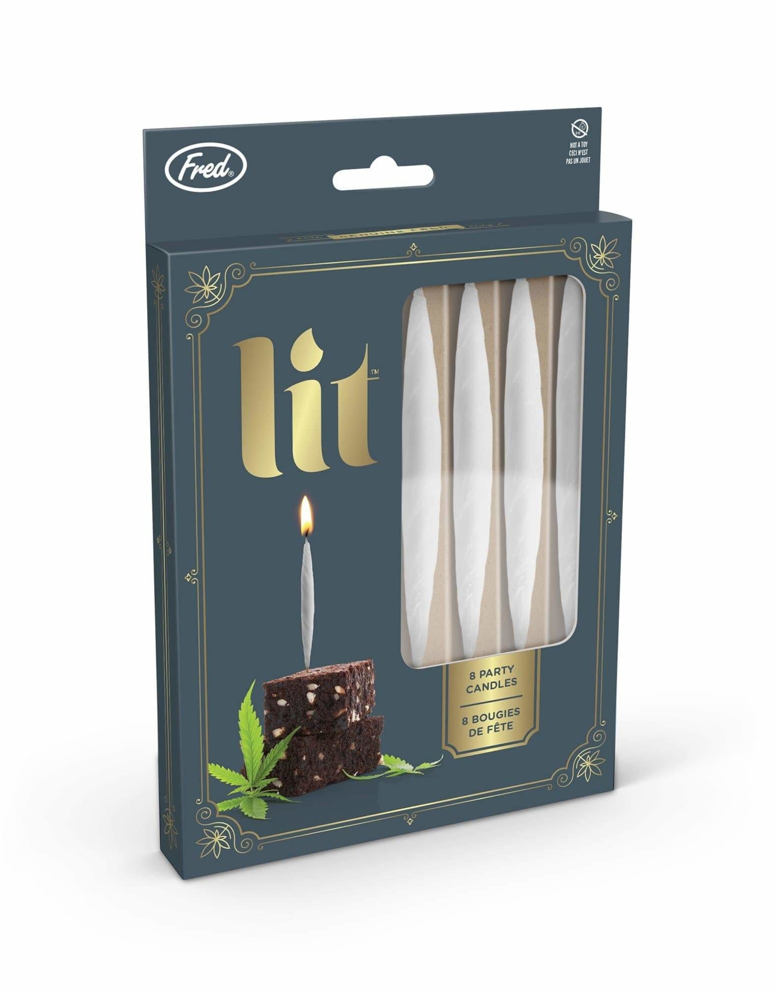 Lit Birthday Candles
