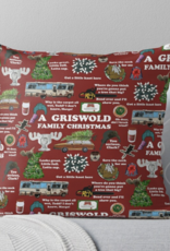 Christmas Vacation Collage Throw Pillow