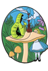 Alice and Caterpillar Large Enamel Pin