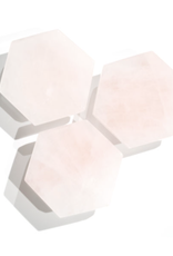 Phone Grip - Rose Quartz, Hexagon Shape