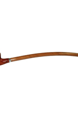 15" Curved Stem Rosewood Yellow Shire Pipe