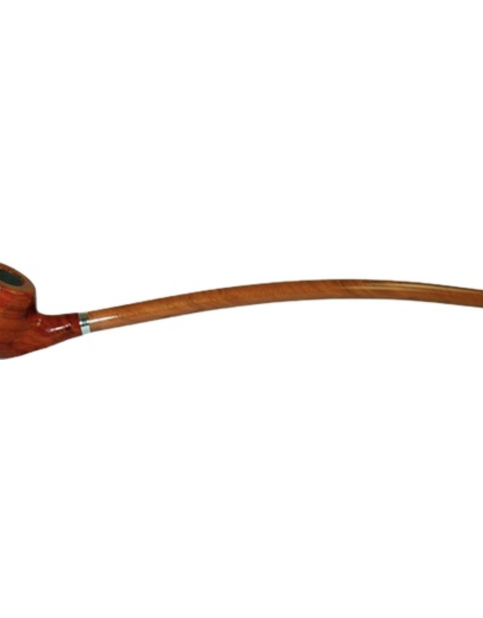 15" Curved Stem Rosewood Yellow Shire Pipe