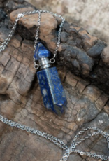 Gemstone Perfume Pendant - Lapis Lazuli