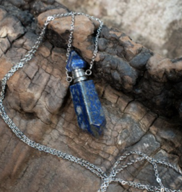 Gemstone Perfume Pendant - Lapis Lazuli