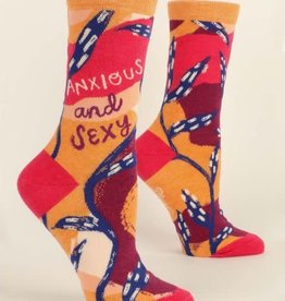 Anxious and Sexy Crew Socks